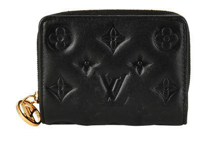 Louis Vuitton Portefeuille Lou Wallet, £220, Accessories, Black, Leather, Front view